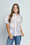 Blusa Floral Transparente Margot