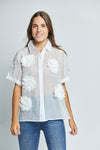 Blusa Floral Transparente Margot