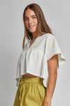 Blusa Flor de Cielo