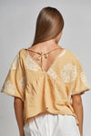 Blusa Flor de Cielo