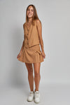 Conjunto Sienna de Chaleco y Falda Plisada