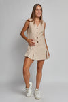 Conjunto Sienna de Chaleco y Falda Plisada