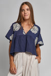 Blusa Flor de Cielo