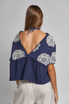 Blusa Flor de Cielo